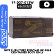Container GWR BK-1869 Furniture Removal Container - Body only - Weathered | Dapol | 7F-030-012