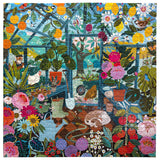 eeBoo ENGLISH GREENHOUSE 1000 pc Square Jigsaw Puzzle Super Deluxe PZTENG