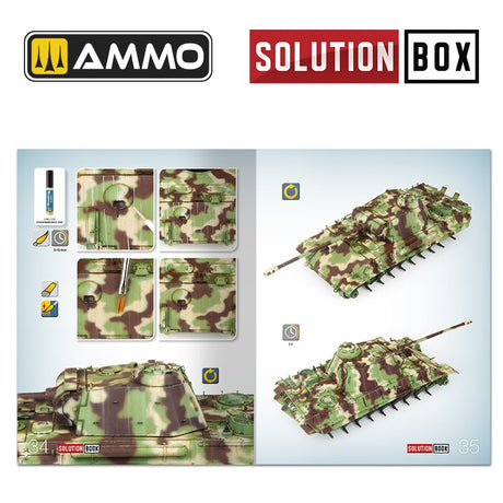 HOW to PAINT WWII German Late War Vehicles SOLUTION BOOK 23 65 pages | Ammo by Mig Jimenez 