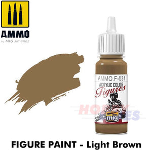 Ammo ACRYLIC COLOUR for FIGURES 17ml jar agitator ball Full Range Mig Jimenez