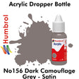 Acrylic Dropper - No 156 Dark Camouflage Grey - Satin | Humbrol | DB0156
