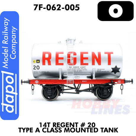 14T Regent #20 A Class Mounted Tank | Dapol | 7F-062-005