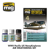 Air Weathering Set - WWII Pacific US Navy Airplanes - 3x35ml  | Ammo by Mig Jimenez | MIG7417