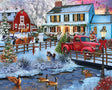 Christmas on the Farm - 1000pc Puzzle | White Mountain | 1716pz