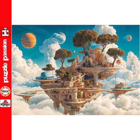 Educa KINGDOM OF CLOUDS 1000pc Super Deluxe Jigsaw Puzzle fantasy art 22031