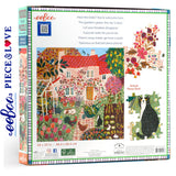 eeBoo ENGLISH COTTAGE 1000 pc Square Jigsaw Puzzle Super Deluxe PZTCGE