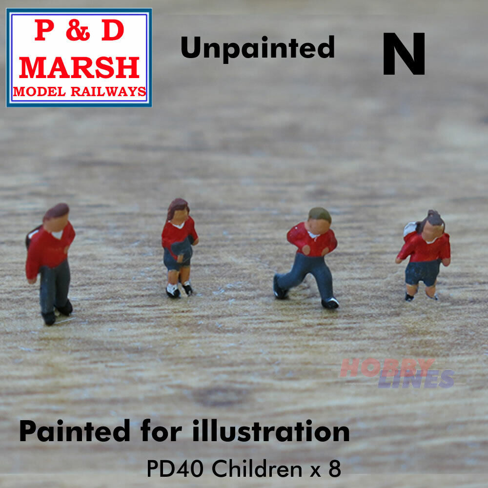 Children x 8 - Unpainted | P&D Marsh | C40