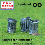 Dustbins - Unpainted | P&D Marsh | PW250