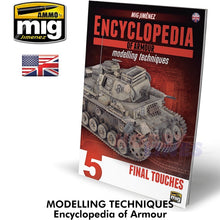 Load image into Gallery viewer, ENCYCLOPEDIA OF ARMOUR 5 Modelling Techniques Book Ammo by Mig Jimenez MIG6154
