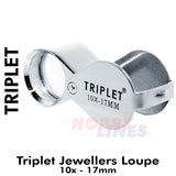 Triplet Jewellers Loupe - 10x - 17mm | Expo Tools |  L73828 