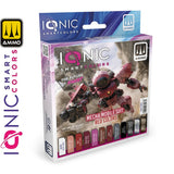 Acrylic Paint Set 12 x 20ml - Mecha Mobile Suit : Red Colors | IONIC | IONIC0455