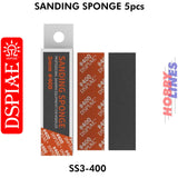 SS3-400 3mm #400 Sanding Sponge - 5pcs - 400 grit | DSPIAE | DS027