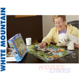 WINE & CHEESE SHOP 1000 pc super deluxe Jigsaw Puzzle WHITE MOUNTAIN 1830