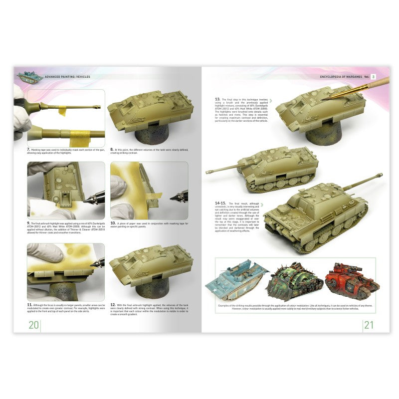 Encyclopaedia of Wargames -   Vol.3 - Advanced Painting: Vehicles | IONIC | IONIC1302