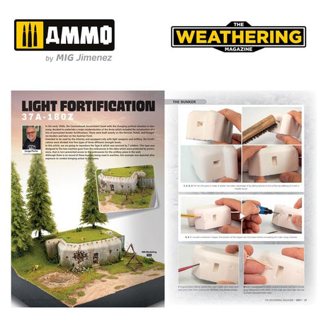 THE WEATHERING MAGAZINE - Issue 35 Grey |  Ammo by Mig Jimenez 