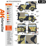 Land Rover 88 - Series IIA Rover 8 - Model Kit | AK interactive | AK35012