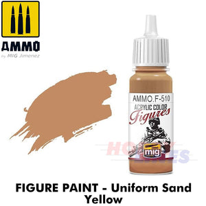 Ammo ACRYLIC COLOUR for FIGURES 17ml jar agitator ball Full Range Mig Jimenez