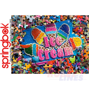 ICE CREAM SHOP 1000 piece SPRINGBOK Jigsaw Puzzle Random Cut Super Deluxe