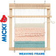 MICKI WEAVING FRAME with Yarn Wooden Frame Micki Sweden 10-2233-00