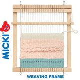 MICKI WEAVING FRAME with Yarn Wooden Frame Micki Sweden 10-2233-00