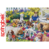 *DAMAGED* Playful Pups on Parade - 1000pc Puzzle | Springbok | 11219