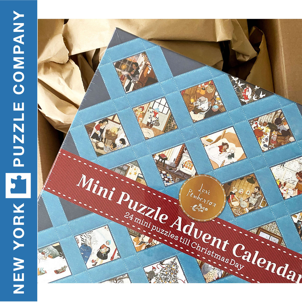 Loré Pemberton Advent Calendar -24 Mini Puzzles | New York Puzzle Company | NPZLP2350