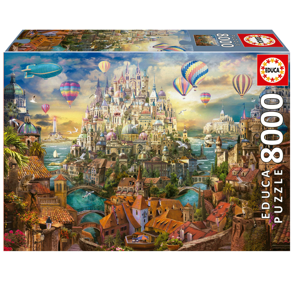 City Of Dreams 8000 Piece Jigsaw Puzzle | Educa | 19570
