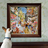 eeBoo ARTIST PROVISIONS 1000 pc Square Jigsaw Puzzle Super Deluxe Art Shop PZT123