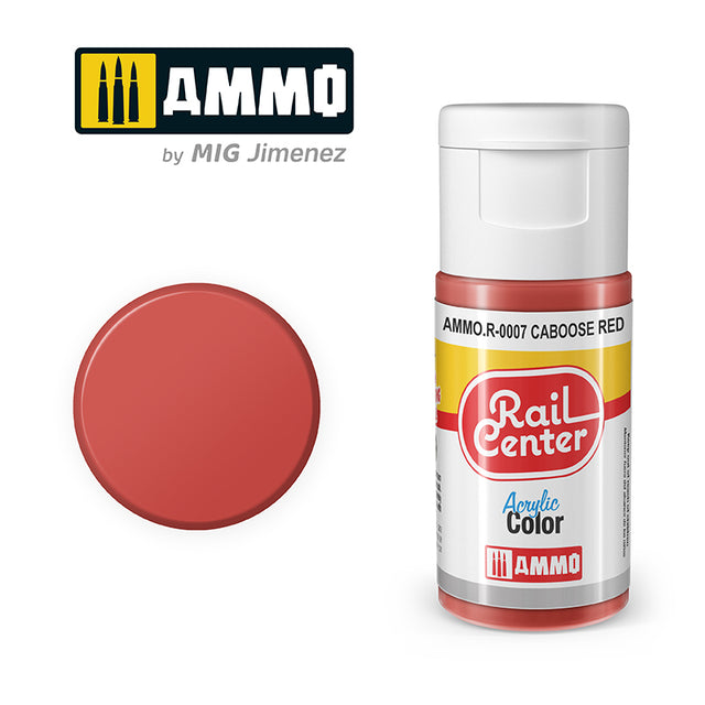 Rail Center - Caboose Red - 15ml | Ammo by Mig Jimenez | MIGR0007
