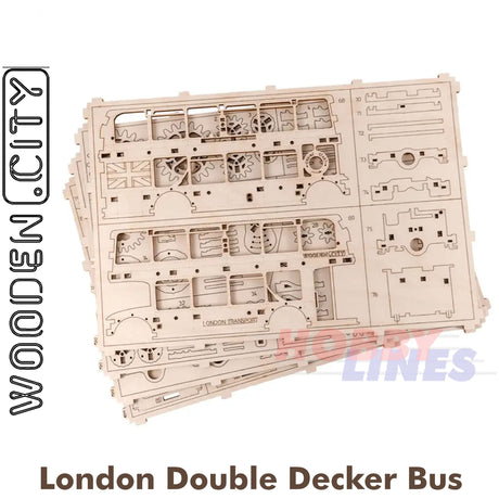 London Double Decker - 3D Puzzle | Wooden City | WR303