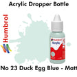 Acrylic Dropper - No 23 Duck Egg Blue - Matt | Humbrol | DB0023