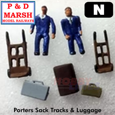 Porters Sacktrucks Luggage Figures | P&D Marsh | X86 