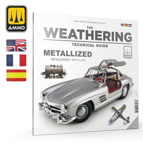 The Weathering Technical Guide 01 - Metallized (English, Spanish, Français) | Ammo by Mig Jimenez | MIG5231
