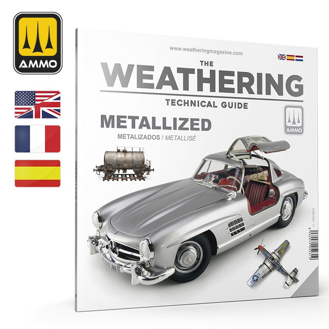 The Weathering Technical Guide 01 - Metallized (English, Spanish, Français) | Ammo by Mig Jimenez | MIG5231
