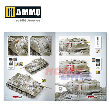 Solution Box Mini - WWII Soviet Winter Vehicles | Ammo by Mig Jimenez | MIG7903