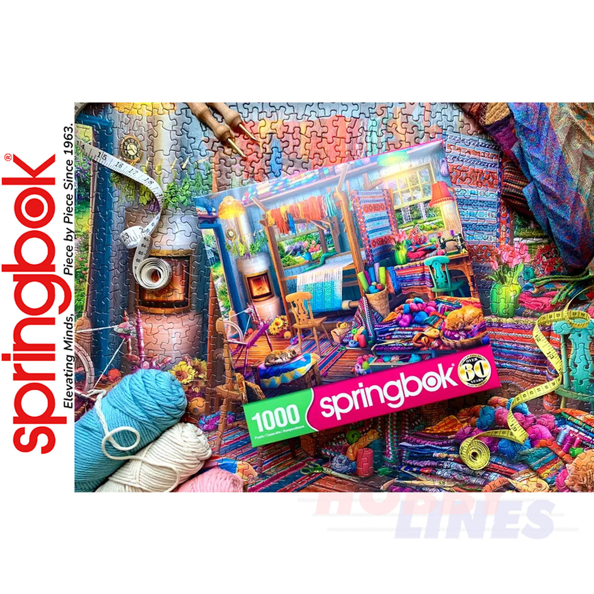 Weaver'S Cottage 1000 Piece Jigsaw Puzzle | Springbok | SB33-11190