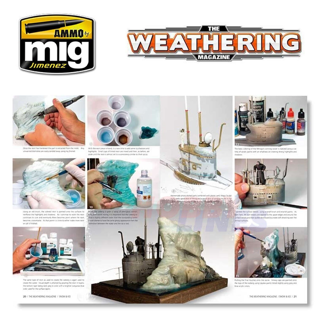 The Weathering Magazine - Issue No 7 Ice and Snow - English | Ammo by Mig Jimenez | MIG4506