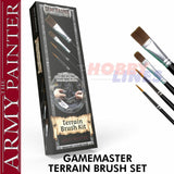 GAMEMASTER TERRAIN BRUSH KIT 4 top quality brushes The Army Painter GM4006P