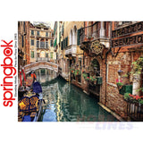 SEMPHIONE ITALY 1000 Piece SPRINGBOK Jigsaw Puzzle Super Deluxe