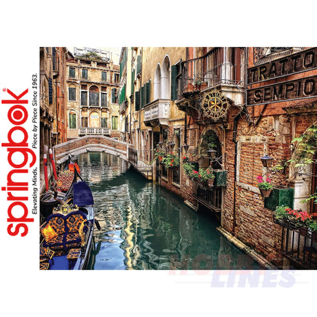 SEMPHIONE ITALY 1000 Piece SPRINGBOK Jigsaw Puzzle Super Deluxe