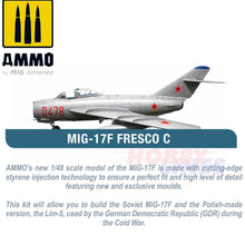 Load image into Gallery viewer, MIG-17F Fresco C USSR East Germany LIM-5 Cold War kit Ammo by Mig Jiminez MIG8508
