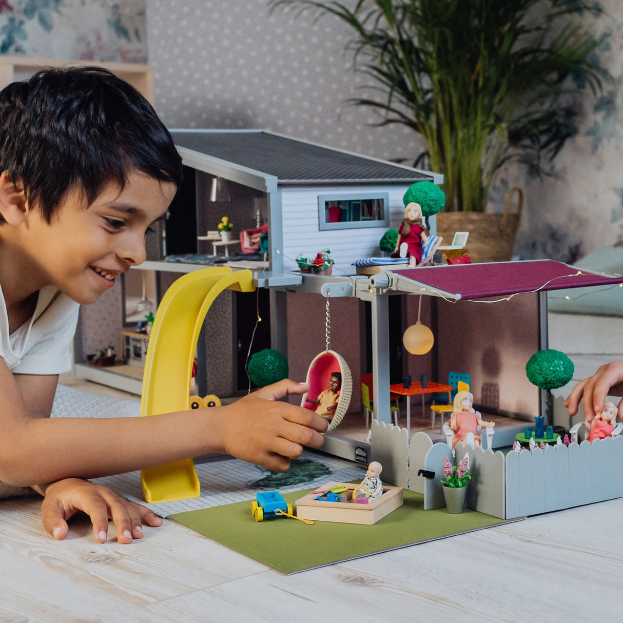 LUNDBY GARDEN SET play leisure area Doll's House 1:18 Sweden 60-1028-00