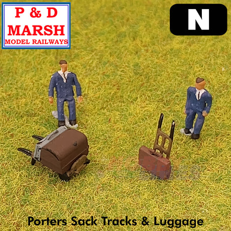 Porters Sacktrucks Luggage Figures | P&D Marsh | X86 