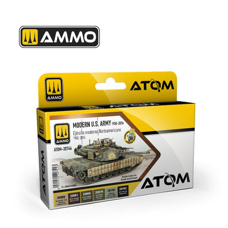 ATOM US ARMY 1950-2016 Set - 6 x 20ml Acrylic Paint  | Ammo by Mig Jimenez