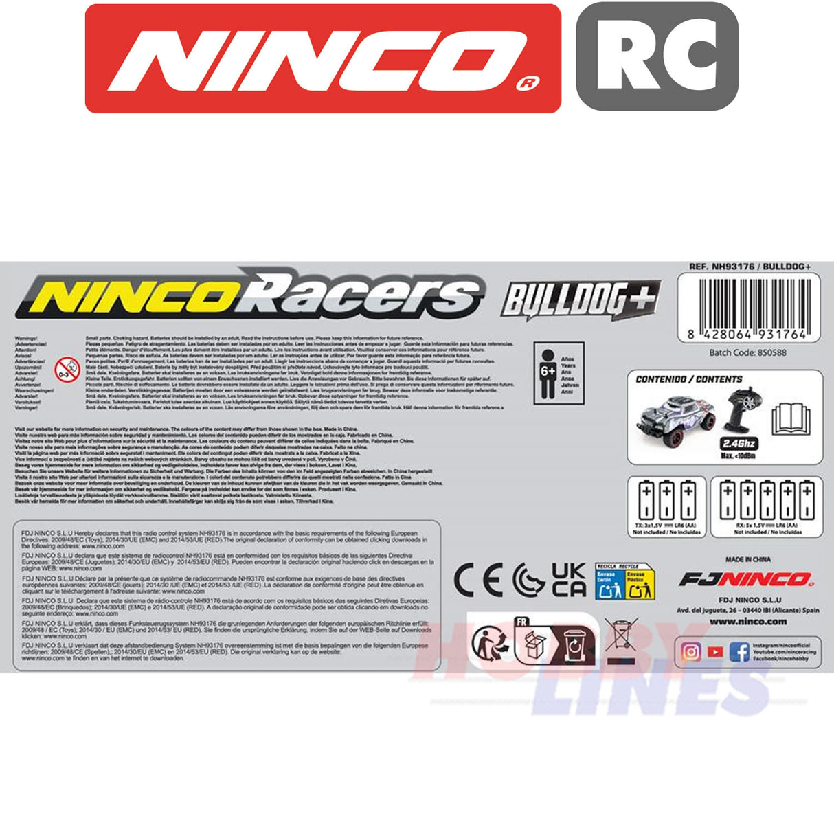 NINCO BULLDOG Buggy 2WD Radio Control Car AA battery power R2R Ready to Run