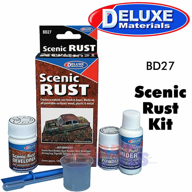 SCENIC RUST KIT 100g 3 part finish on wood plastic metal BD27 Deluxe Materials