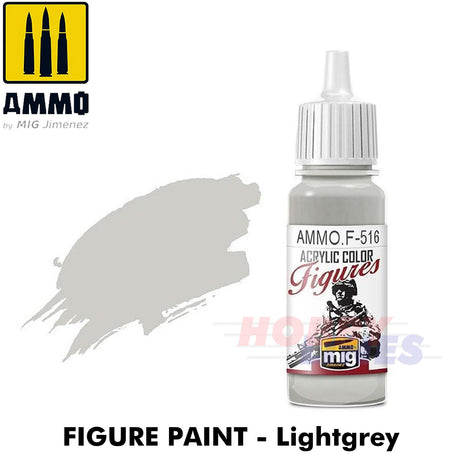 Ammo ACRYLIC COLOUR for FIGURES 17ml jar agitator ball Full Range Mig Jimenez