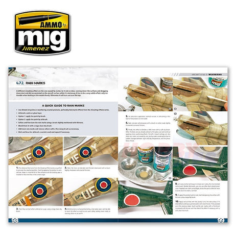 ENCYCLOPEDIA OF AIRCRAFT 4 Weathering Modelling Techniques Book Ammo by Mig Jimenez MIG6053