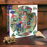 Naturalist Collection 500pc Round Puzzle | eeBoo | PZF110