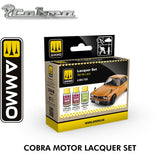 Cobra Motor Lacquer Set - 3 x 30ml | AMMO by Mig Jimenez | MIG7520